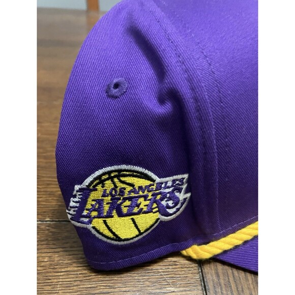 Los Angelas Lakers New Era 9seventy Stretch Snap Purple NBA Hat NWT - Picture 3 of 5